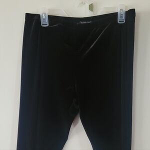 Eileen fisher womens velvet black pant sz L